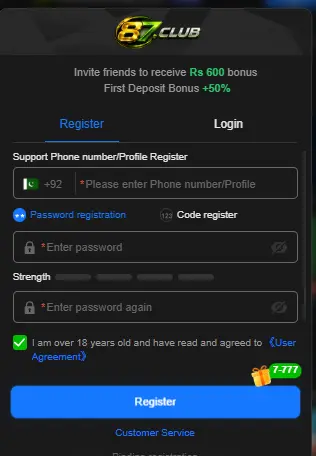 87club Game download & Earn PKR