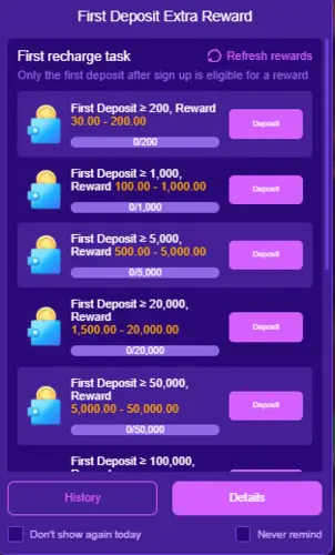 xc77 Game deposit money